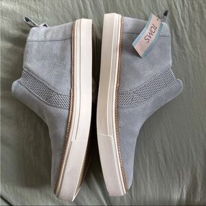 TOMS Women's Gray Suede High-Top Sneakers - Size 11 NEW